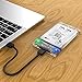 ELUTENG 2.5 inch HDD SSD Enclosure Clear USB3.0 External SATA Hard Drive Case for 7mm/9.5 mm HDD Enclosures Portable Max 2T Support UASP USB Serial SATA III Tool - Free