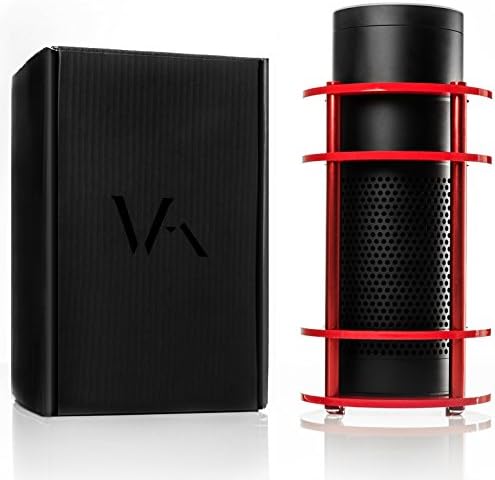 Acrylic Amazon Alexa Echo &amp; UE Megaboom Protective Stand - Enhanced Strength &amp; Stability Non-Slip Red Mount Holder to Guard Boom Speaker - Sleek Home Decor Accessory