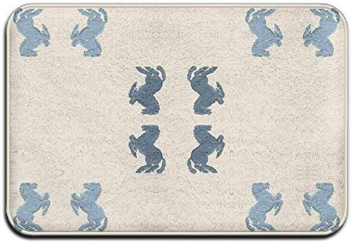 Non-Slip Bath Mat (15.7" 23.6"), Bathroom Rug Mat, Balios & Xanthos 1a Wallpaper (1584) Senior Design Area Rugs for Living Room