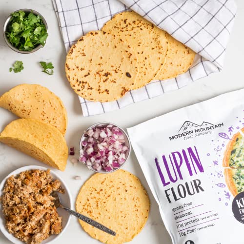 Lupin Flour (3 lb) LowCarb Flour, 2g Net Carbs Per Serving, Improve