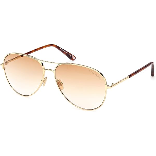 Amazon.com: MaxMara MM0134 32F shiny pale gold 59/13/125  display picture 3