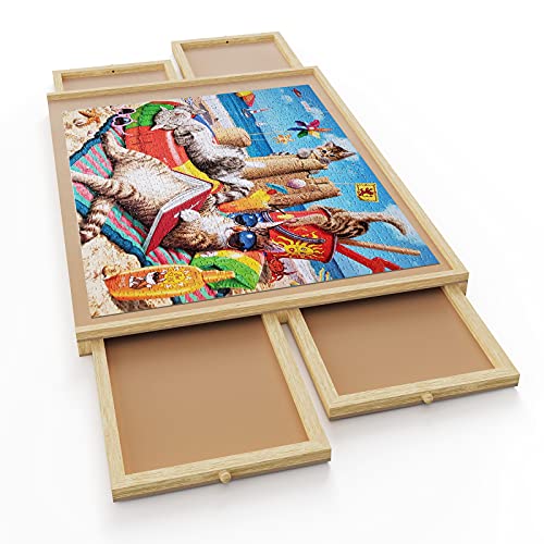 Lovinouse Premium Jigsaw Puzzle Board for 1000 Pieces Puzzles, Portable