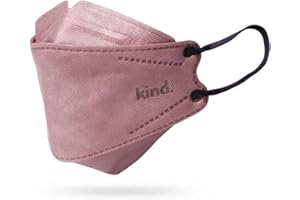 Kind 3D Willow Face Mask – 4-Layer Disposable, Lightweight & Comfortable Fit, Adult Small Size, Individually Wrapped, Reseala