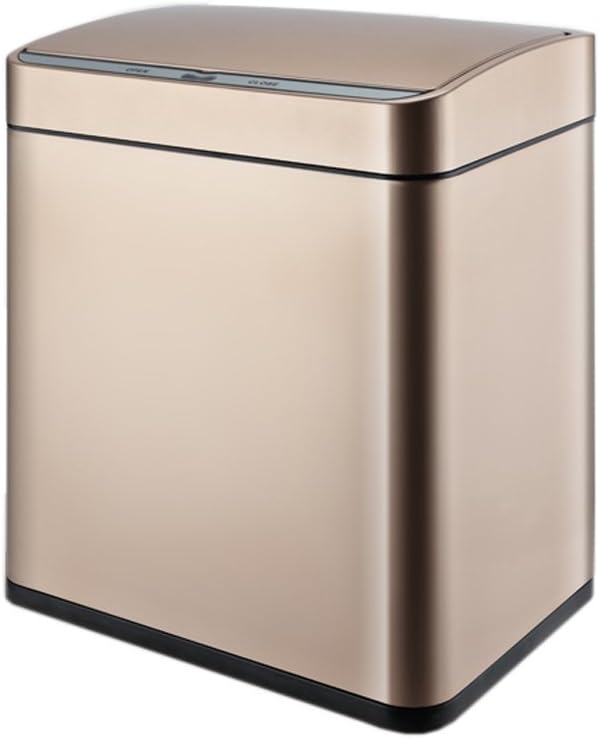 luxurious trash can XXGI Automatic Trash Inductive Smart Charging 2 With Home Living Room Bedroom Bathroom Cover Change Bag Kitchen 8L (28*20*34Cm) [Energy Class A++]