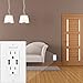 OviiTech 2.4 AMP Dual High Speed Wall Mount Charger USB Outlet,15A Tamper Resistant Receptacle, 2 Wall Plate Included,White (2 Pack)