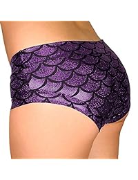 JFEELE - Pantalones cortos para mujer, diseño de sirena