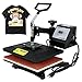 ZENY Heat Press Machine Digital Transfer Sublimation Machine Swing Away T-Shirt Printing Press(12x10)