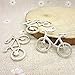 30pcs Bicycle Bike Sports Charm Pendant for DIY Crafting Key Chain Bracelet Necklace Jewelry Making Findings(AntiqueSilver)