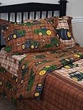 John Deere Traditional Full Bedskirt