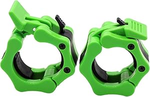 Greententljs Olympic Barbell Clamps 2 inch Quick Release Pair of Locking 2" Pro Olympic Weight Bar Plate Locks Collar Clips for Workout Weightlifting Fitness Training