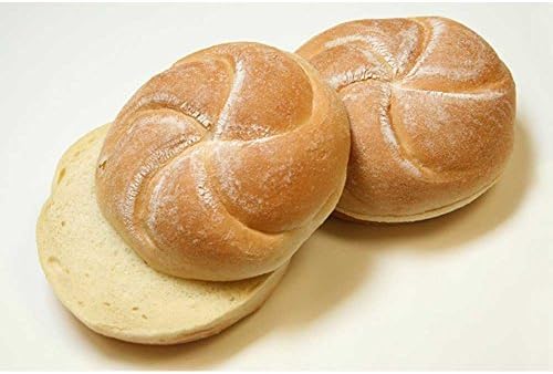 Rotellas White Kaiser Hamburger Bun, 4 1/2 inch -- 40 per case.