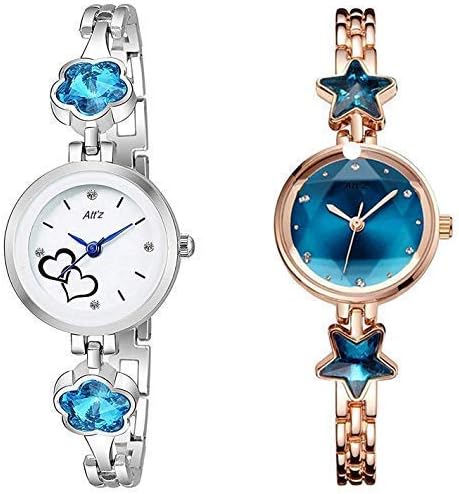 Analogue Multicolour Dial Women's Watch with Box - Pack of 2