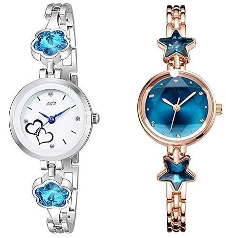 Attractionz Analog Multi-Colour Dial Womens & Girls Watch - BF/BS (Pack of 2 with Box)