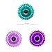 Mermaid Birthday Party Supplies Decorations Blue Teal Purple Lavender Mint Tissue Paper Fans/Tissue Pom Pom Flower/Summer Beach Party/Under The Sea Party/Frozen Party/Mermaid Baby Shower Decorations