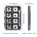 Goture 120PCS Fly Barb Fishing Hooks with Magnetic Components Box – High Carbon Steel Fly Tying Fishing Hooks Kit