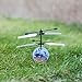 RC Toy, RC Flying Ball, Mini RC infrared Induction Drone Hand Suspension Helicopter Flying Balls Built-in Shinning LED Lighting for Kids, Teenagers Colorful Flyings for Kid's Toy (Crystal ball)