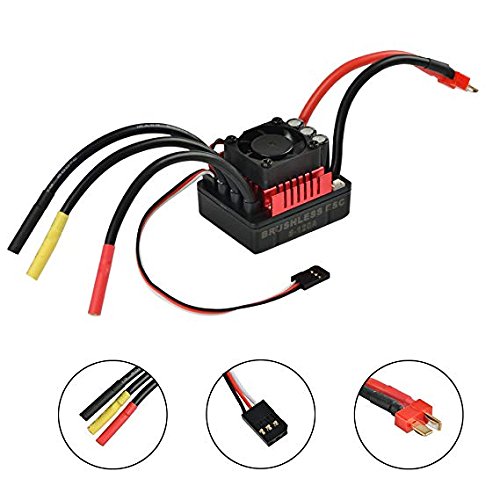 FastWin S3674 2650KV Sensorless Brushless Motor 120A Brushless ESC & Program Card Combo Set for 1/8 RC Car Truck Vehicle Parts - Thumbnail 3
