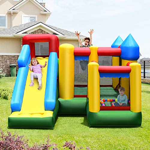 Giantex Mighty Inflatable Bounce House Castle Jumper Moonwalk Bouncer w