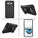 Galaxy J2 Prime Case, Galaxy Grand Prime Plus Case, Lacass [Shockproof] Tough Rugged Dual Layer Protector Hybrid Case Cover with Kickstand for Samsung Galaxy J2 Prime/SM-G532 - Black