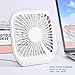 Portable Fan, Small Personal USB powered Desk Fan, Ultra-Thin Fan, Lightweight Portable Fan, Mini Cooling Fan, Powerful Desktop Fan, Strong Wind Fan, 3 Speeds & Quiet Operation (2021 Upgraded Version)