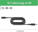 Security-01 2-Pack DC Power Extension Cable 5.5mm x 2.1mm 3m 10ft view 2