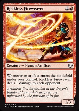 Magic: the Gathering - Reckless Fireweaver (126/264) - Kaladesh
