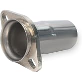 Elifecenter ID 2.5" to ID 3" Stainless Steel Exhaust Adapter w/Flange Ugrade Replace #41726