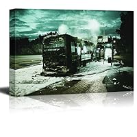 Canvas Wall Art Old Landscape Photography Canvas Prints Home Artwork Decoration for Living Room,Bedroom … - 12x18 inches