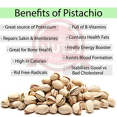 European Nuts - Fresh - Premium Large size California Pistachios, Roasted and Salted- Weekly Sent to Prime (2 LB) - Thumbnail 2