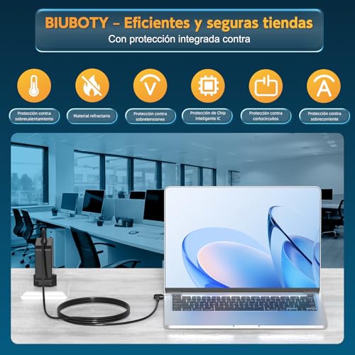 BIUBOTY Charger 45W 20V 2.25A Laptop Compatible with Lenovo IdeaPad 100 110S 120S 310 310S 320 330S 110-15ISK 100-14IBY 310S-14IKB 330S-15IKB 510 710 S14IKB 5 ADL4 5wcg pa-1450-55lu 4.0 x 1.7mm