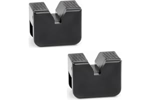 KickFun Universal Jack Stand Rubber Pads, Fits 2-3 Ton Jack Stands, Pinch Weld Jack Adapter Protector (2 Pack)