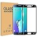 Galaxy S6 Edge Plus Screen Protector,G-WACK 0.2mm 9H Tempered Glass Screen Protector Case [Curved Full Coverage ] For Samsung Galaxy S6 Edge Plus[Life Warranty ] (For S6 Edge Plus Black)