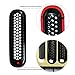 RENHAIGY Front Grille Grill Mesh Inserts Matte Black Guards for 2007-2017 Jeep Wrangler JK Unlimited Rubicon Sahara Accessories(Pack of 7)