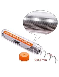 austor 6 Pack 60   40 Rosin Core Solder, 0.8 mm Estaño Plomo Soldadura de alambre, para aparatos eléctricos soldar (, 20 g