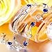 EleQueen 925 Sterling Silver CZ Love Heart of Ocean Titanic Inspired Tennis Bracelet for Women, 7.2
