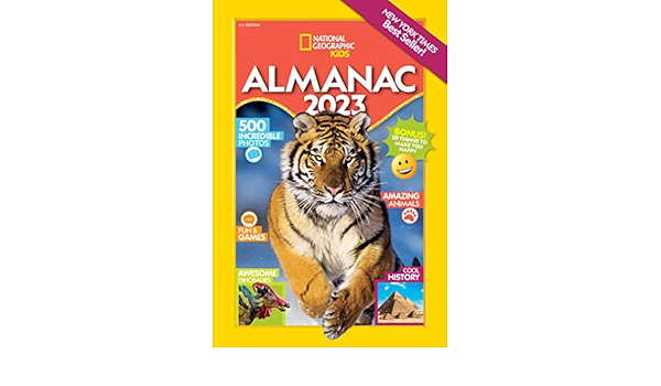 Almanach Calendrier 2023 National Geographic Kids Almanac 2023 (Us Edition): National Geographic:  9781426373367: Amazon.com: Books