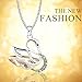 OSIANA Birth Month Flower Necklace for Women 18K Plated Gold Dainty Disc Disk Photinia Coin Pendant Minimalist Floral Necklace Classic Birth Flower Necklace Delicate Personalized Gift For Her