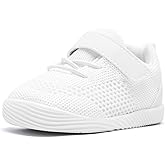 MORENDL Toddler Sneakers Baby Boys & Girls Barefoot Shoes Lightweight Breathable Walking Running Tennis Athletic Sport Shoes