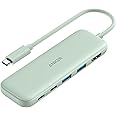 Anker 332 USB-C Hub (5-in-1) with 4K HDMI Display, 5Gbps USB-C Data Port and 2 5Gbps USB-A Data Ports and for MacBook Pro, MacBook Air, Dell XPS, Lenovo Thinkpad, HP Laptops and More(Green)