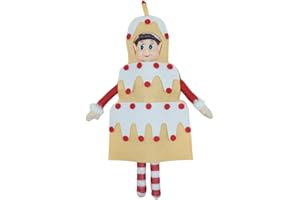 LovelfStory Elf Doll Accessories Clothes, Happy Birthday Costume Couture Holiday for Boy or Girl Elf Doll, Doll is not Included