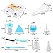 Joiedomi 51 Pieces Cake Icing and Decorating Kit Including 12 Stainless Steel Icing Tips, 25 Disposable Decorating Bags, Tri Color Coupler, Icing Spatulas, Icing Smoother, Cupcake Corer and More