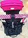 Choopie CityGrips Single Bar Grip Handle Covers for Stroller/Pram/Buggy Handlebars, Polka Dot Black, Large