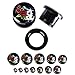 PiercingJ Mens Womens 4 Pairs Punk Acrylic Screw Tunnels Ear Expander Stretcher Piercing Gauge 6G - 15/16