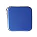 Home Wing Hard Plastic CD/DVD Portable Storage Binder, 32-capacity, Blue