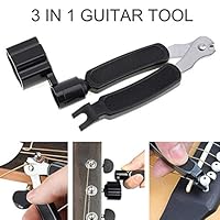 3-In-1 Guitar String Winder And Cutter,Multifunctional Guitar String Pin Puller,Guitar Repairing and Adjustment Tool