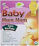 Hot Kid Mum Mums Baby Rice Rusk Original,1.76 Ounce