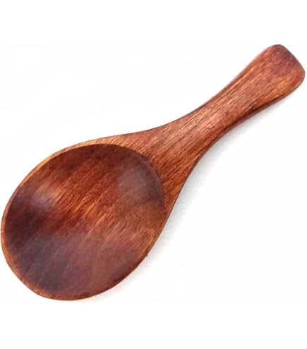 JapanBargain 3805, Bamboo Spoons for Eating Mixing Stirring Matcha Tea Scoop Spice Salt Sugar Appetizer Snack Ice Cream Yogurt Scoops Table Spoons, 7.5 inch, Pack of 10