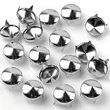 100pcs DIY Silver 9mm Cones Studs Spots Punk Nail heads Spikes for Bag Shoes Bracelet(Copper)