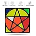 D-FantiX Qiyi Pentacle Cube, Qiyi Speed Cube Magic Cube Puzzle Black