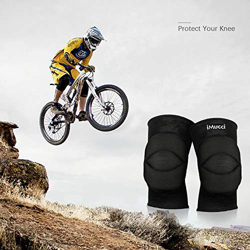 image for iMucci Professional Protective Knee Pads - 0.78 inch Thick Sponge Anti